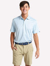 Oxford Lauderhill Stripe Jersey Tonal Print Polo