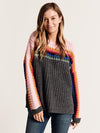 Sundry Obessed Cross Back Pullover