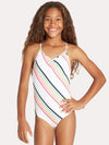 Billabong Girls' Seeing Rainbows One Piece Swimsuit