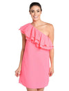 DO+BE One Shoulder Ruffle Dress