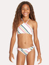 Billabong Girls' Seeing Rainbows High Neck Bikini Set