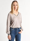 Velvet Zanna Lightweight Stripe Lux Cotton Sweater